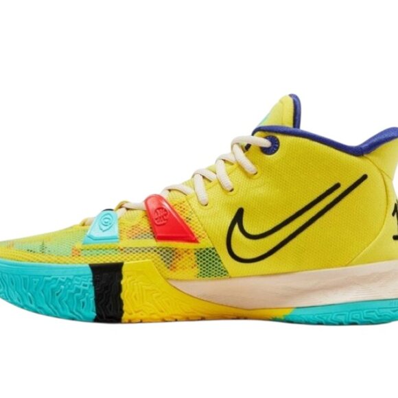 Nike Kyrie 7 \'1 World 1 People\' Mens Basketball Shoes Size 8.5 CQ9326 700 (NEW) main image 6